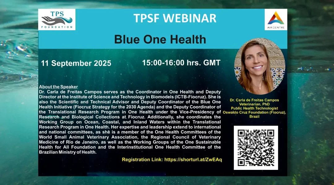 Trevor Platt Science Foundation webinar on Blue One Health Initiative